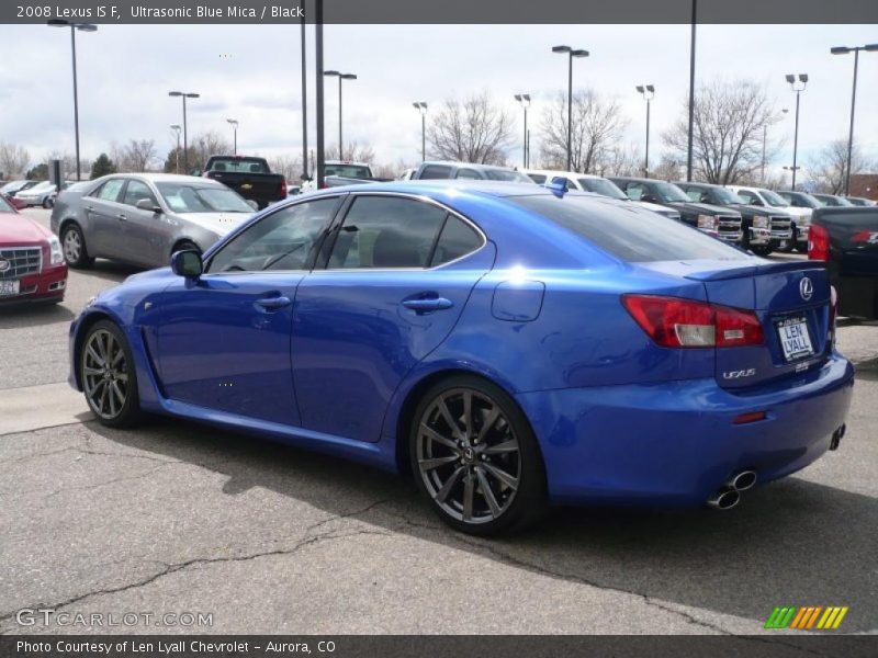 Ultrasonic Blue Mica / Black 2008 Lexus IS F