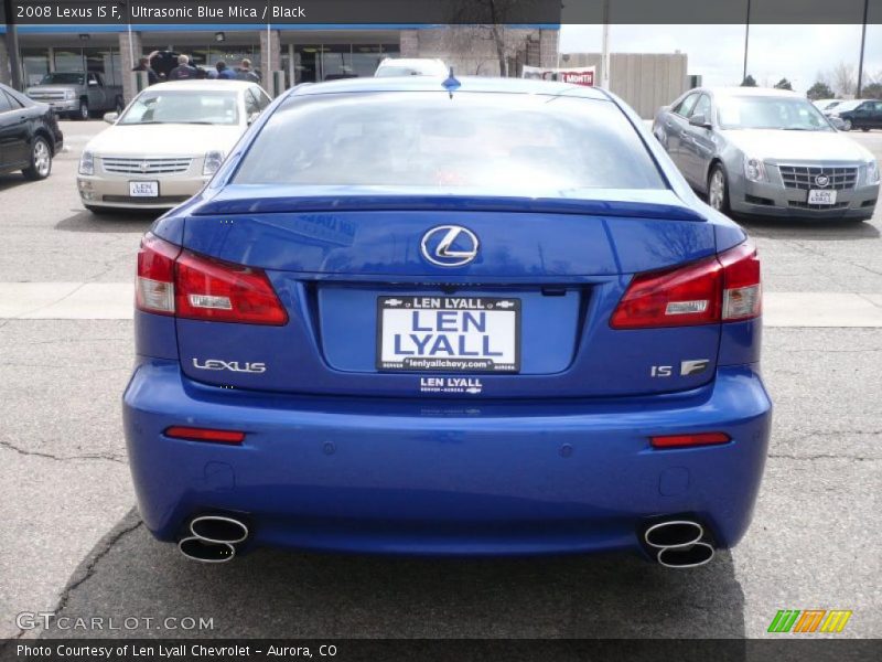 Ultrasonic Blue Mica / Black 2008 Lexus IS F