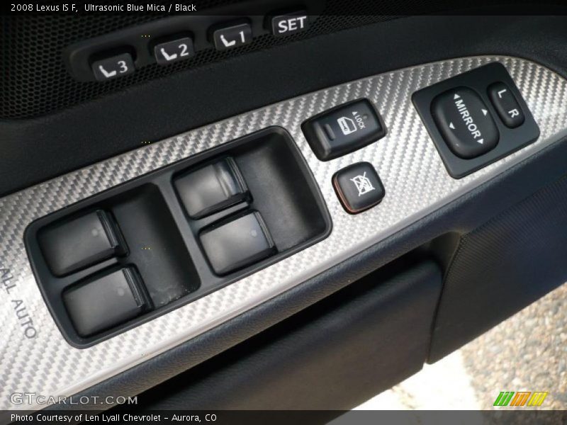 Ultrasonic Blue Mica / Black 2008 Lexus IS F