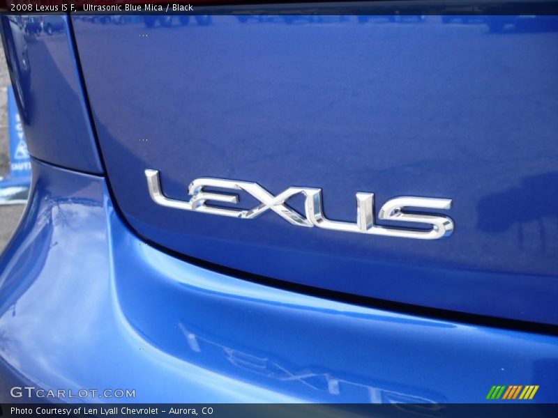 Ultrasonic Blue Mica / Black 2008 Lexus IS F
