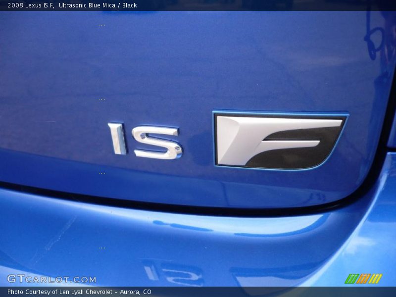 Ultrasonic Blue Mica / Black 2008 Lexus IS F