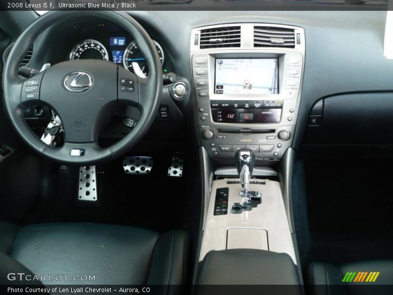Ultrasonic Blue Mica / Black 2008 Lexus IS F