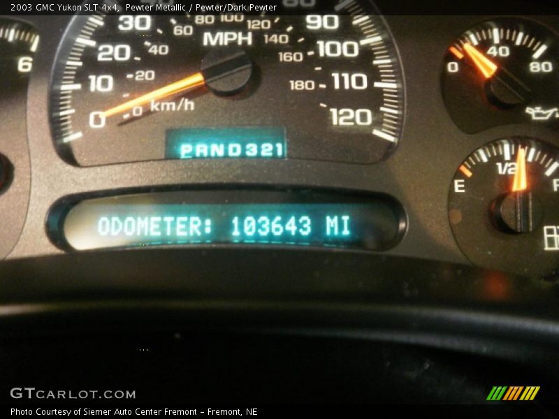 Pewter Metallic / Pewter/Dark Pewter 2003 GMC Yukon SLT 4x4