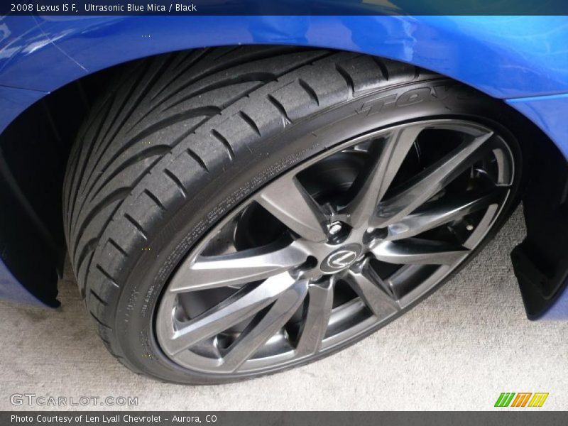 Ultrasonic Blue Mica / Black 2008 Lexus IS F