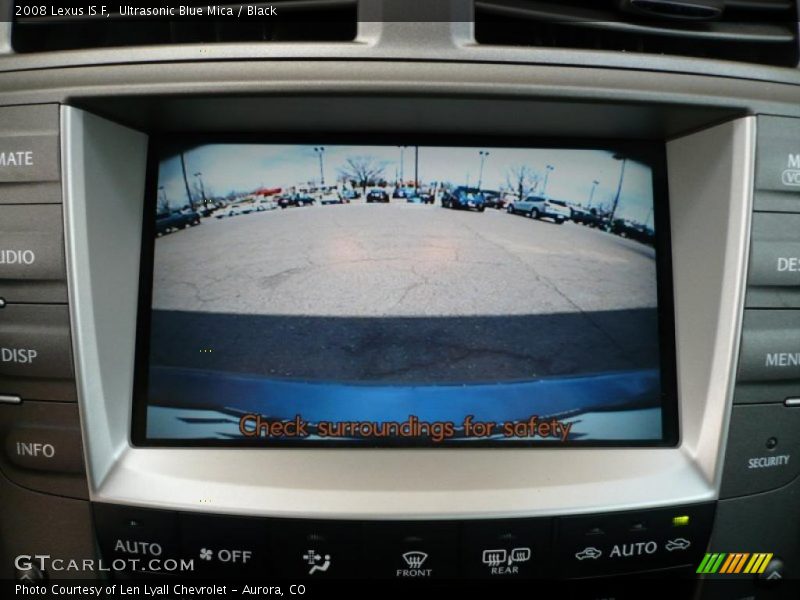 Ultrasonic Blue Mica / Black 2008 Lexus IS F
