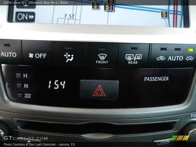 Ultrasonic Blue Mica / Black 2008 Lexus IS F