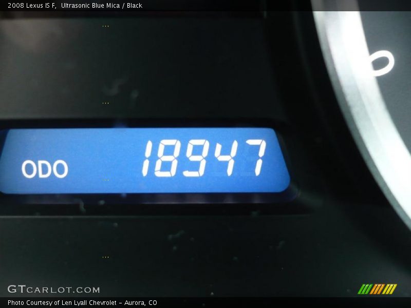 Ultrasonic Blue Mica / Black 2008 Lexus IS F