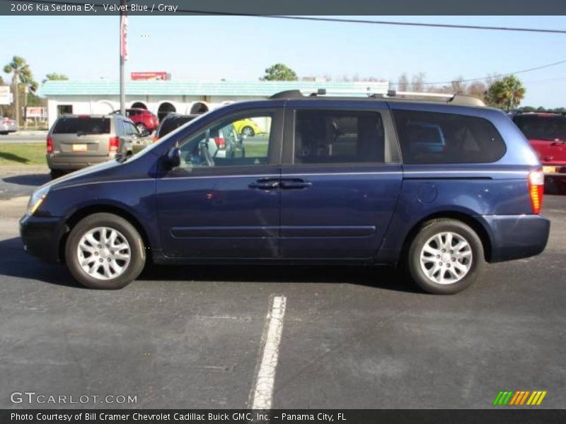 Velvet Blue / Gray 2006 Kia Sedona EX