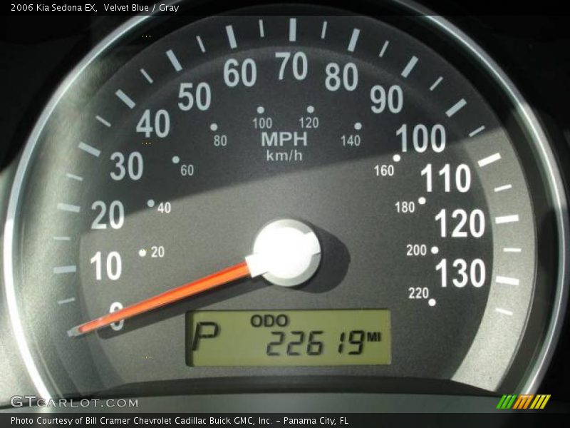 Velvet Blue / Gray 2006 Kia Sedona EX