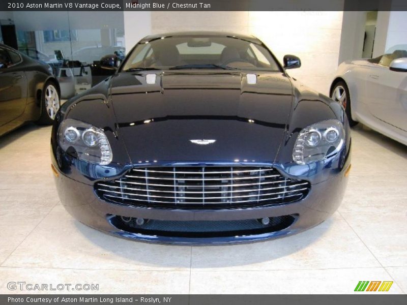 Midnight Blue / Chestnut Tan 2010 Aston Martin V8 Vantage Coupe