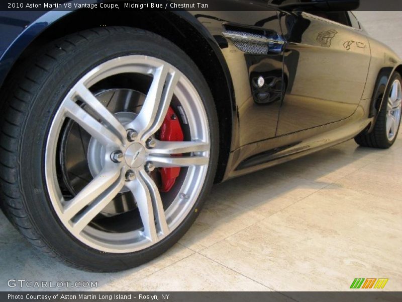 Midnight Blue / Chestnut Tan 2010 Aston Martin V8 Vantage Coupe