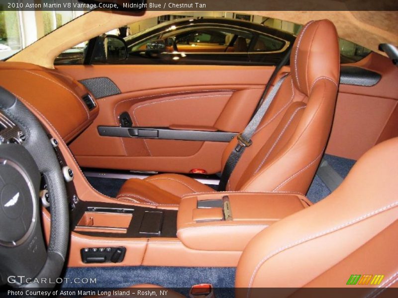 Midnight Blue / Chestnut Tan 2010 Aston Martin V8 Vantage Coupe