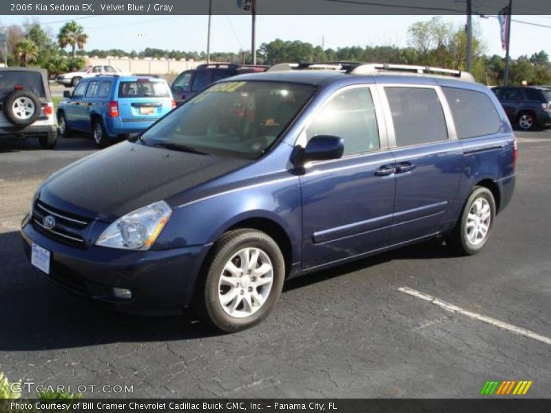 Velvet Blue / Gray 2006 Kia Sedona EX