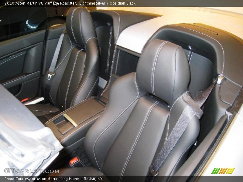 Lightning Silver / Obsidian Black 2010 Aston Martin V8 Vantage Roadster