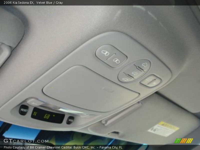 Velvet Blue / Gray 2006 Kia Sedona EX