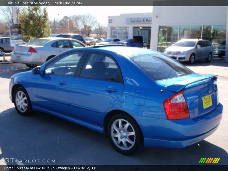 Spark Blue / Gray 2006 Kia Spectra SX Sedan