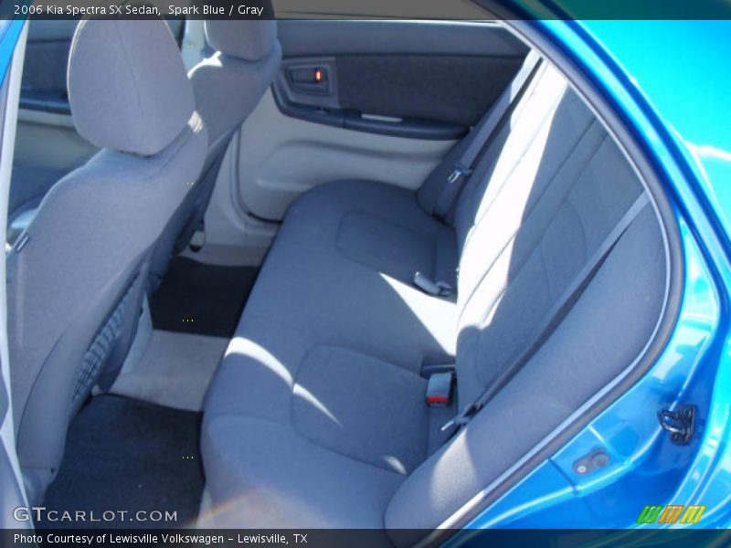 Spark Blue / Gray 2006 Kia Spectra SX Sedan