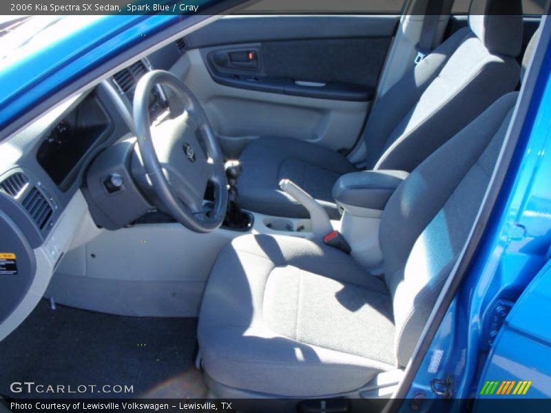 Spark Blue / Gray 2006 Kia Spectra SX Sedan