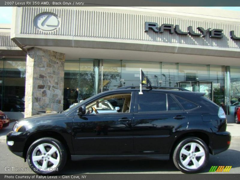 Black Onyx / Ivory 2007 Lexus RX 350 AWD