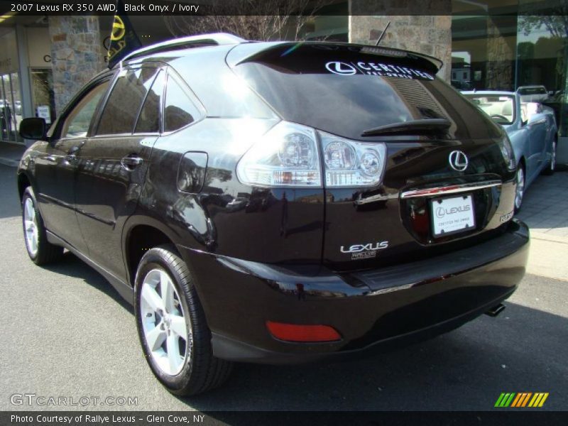 Black Onyx / Ivory 2007 Lexus RX 350 AWD