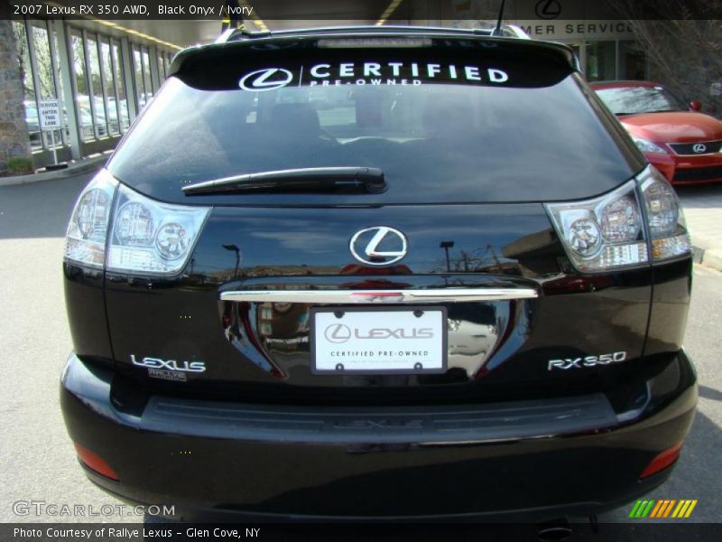 Black Onyx / Ivory 2007 Lexus RX 350 AWD