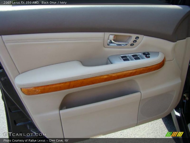Black Onyx / Ivory 2007 Lexus RX 350 AWD