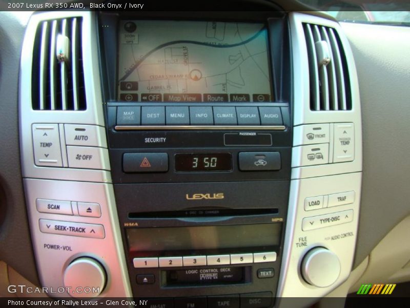 Black Onyx / Ivory 2007 Lexus RX 350 AWD