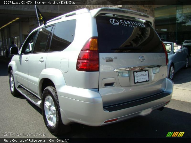 Titanium Metallic / Dark Gray 2007 Lexus GX 470