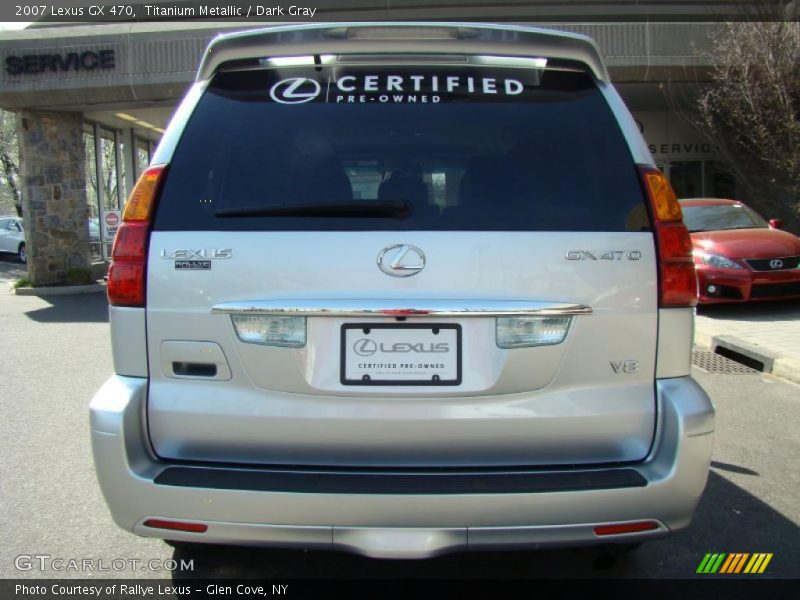 Titanium Metallic / Dark Gray 2007 Lexus GX 470