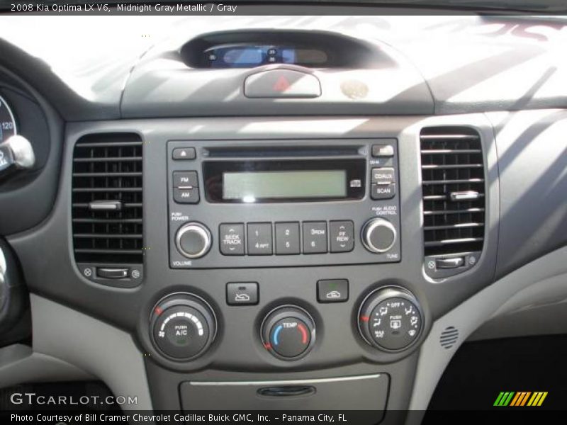 Midnight Gray Metallic / Gray 2008 Kia Optima LX V6