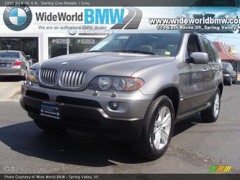 Sterling Grey Metallic / Grey 2005 BMW X5 4.4i
