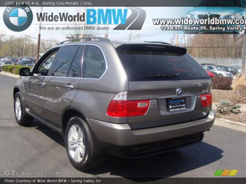Sterling Grey Metallic / Grey 2005 BMW X5 4.4i
