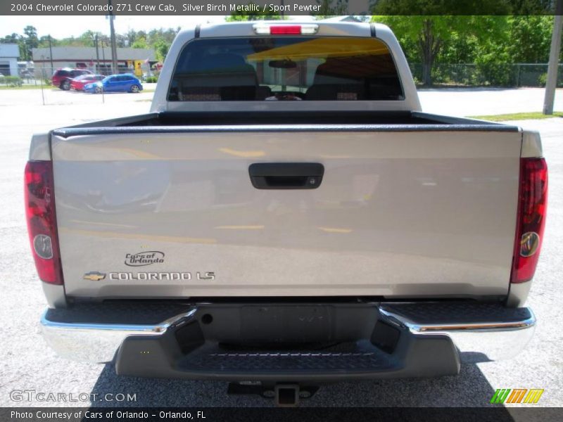 Silver Birch Metallic / Sport Pewter 2004 Chevrolet Colorado Z71 Crew Cab