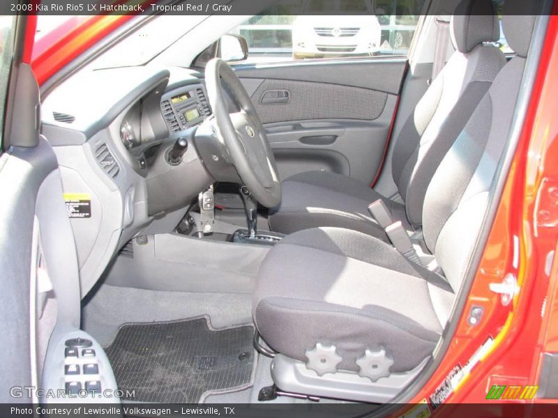 Tropical Red / Gray 2008 Kia Rio Rio5 LX Hatchback