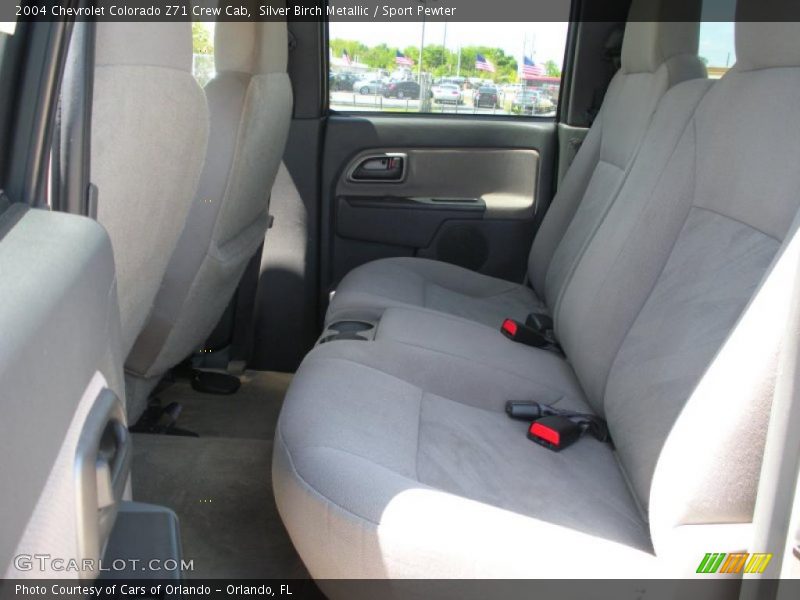 Silver Birch Metallic / Sport Pewter 2004 Chevrolet Colorado Z71 Crew Cab