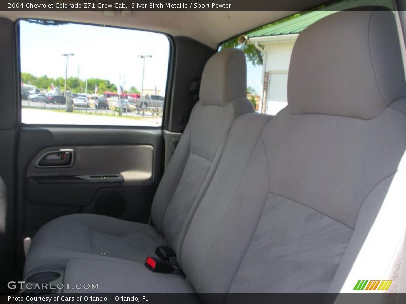 Silver Birch Metallic / Sport Pewter 2004 Chevrolet Colorado Z71 Crew Cab