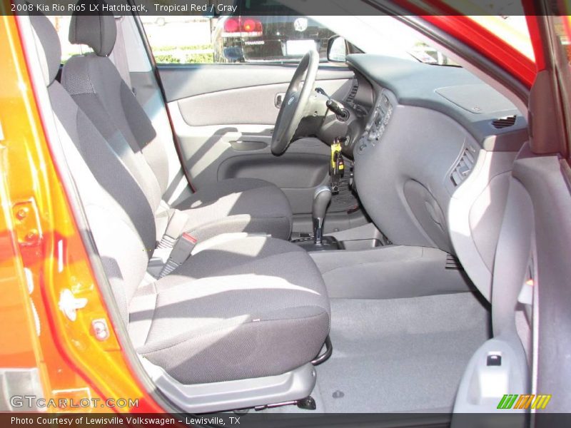 Tropical Red / Gray 2008 Kia Rio Rio5 LX Hatchback