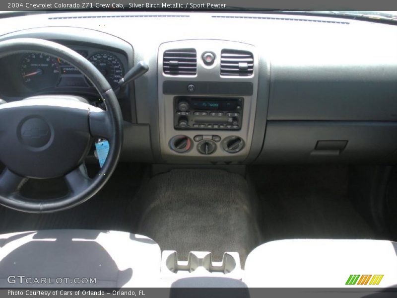 Silver Birch Metallic / Sport Pewter 2004 Chevrolet Colorado Z71 Crew Cab