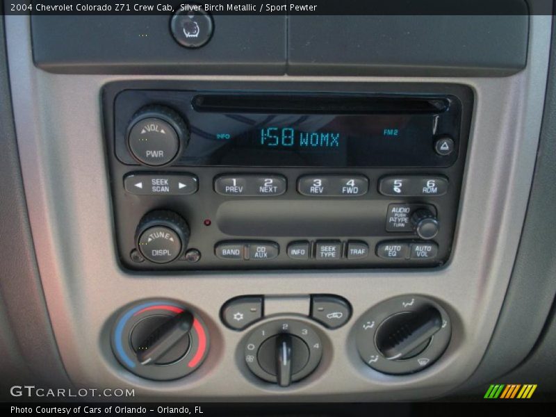 Silver Birch Metallic / Sport Pewter 2004 Chevrolet Colorado Z71 Crew Cab