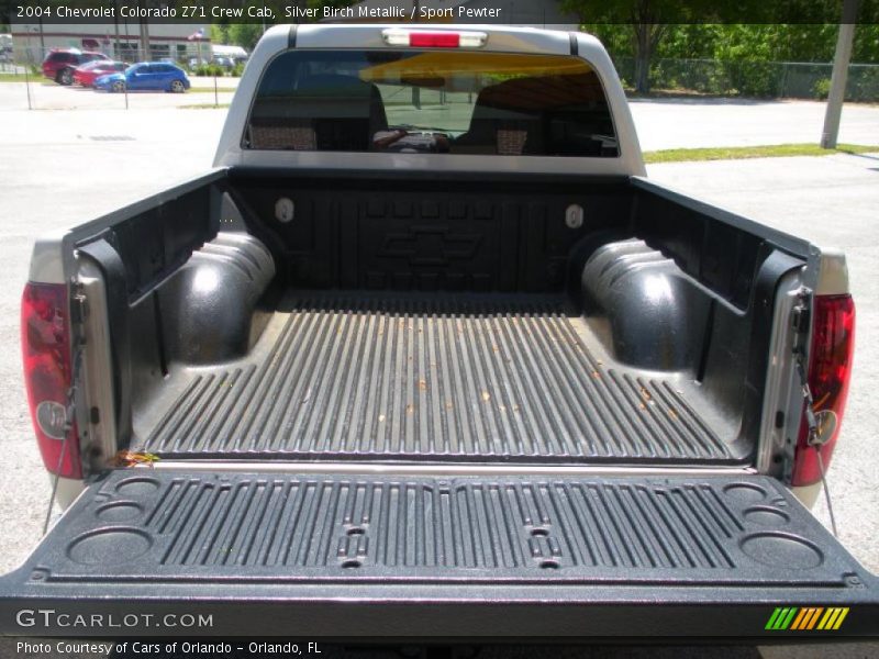 Silver Birch Metallic / Sport Pewter 2004 Chevrolet Colorado Z71 Crew Cab