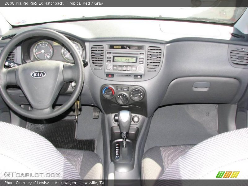 Tropical Red / Gray 2008 Kia Rio Rio5 LX Hatchback