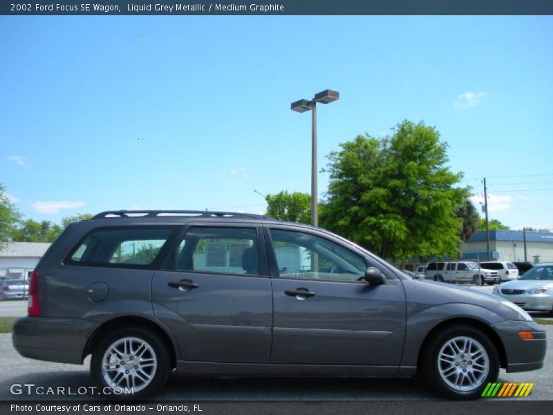 Liquid Grey Metallic / Medium Graphite 2002 Ford Focus SE Wagon