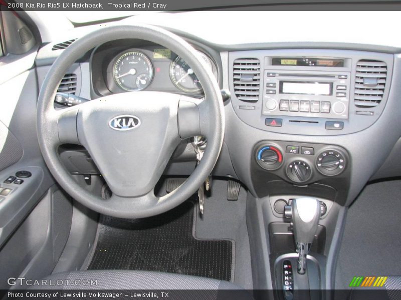 Tropical Red / Gray 2008 Kia Rio Rio5 LX Hatchback