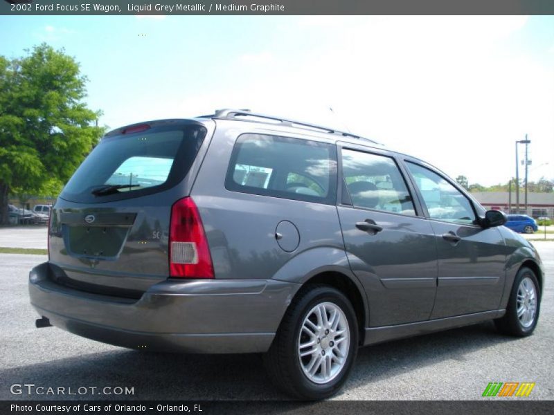 Liquid Grey Metallic / Medium Graphite 2002 Ford Focus SE Wagon