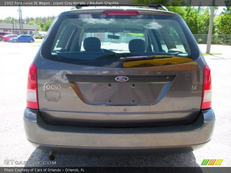 Liquid Grey Metallic / Medium Graphite 2002 Ford Focus SE Wagon