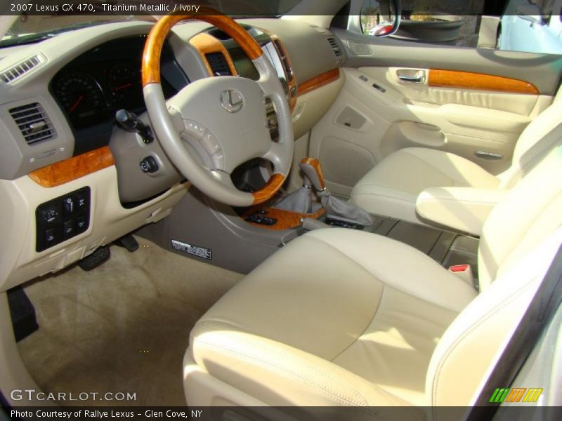 Titanium Metallic / Ivory 2007 Lexus GX 470