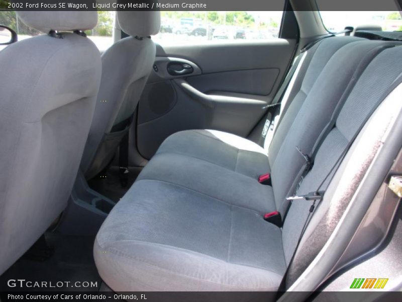 Liquid Grey Metallic / Medium Graphite 2002 Ford Focus SE Wagon