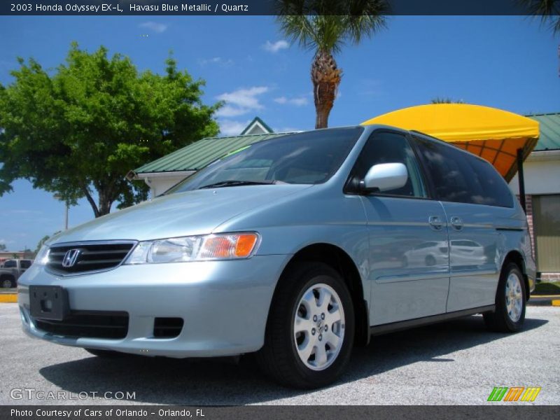 Havasu Blue Metallic / Quartz 2003 Honda Odyssey EX-L