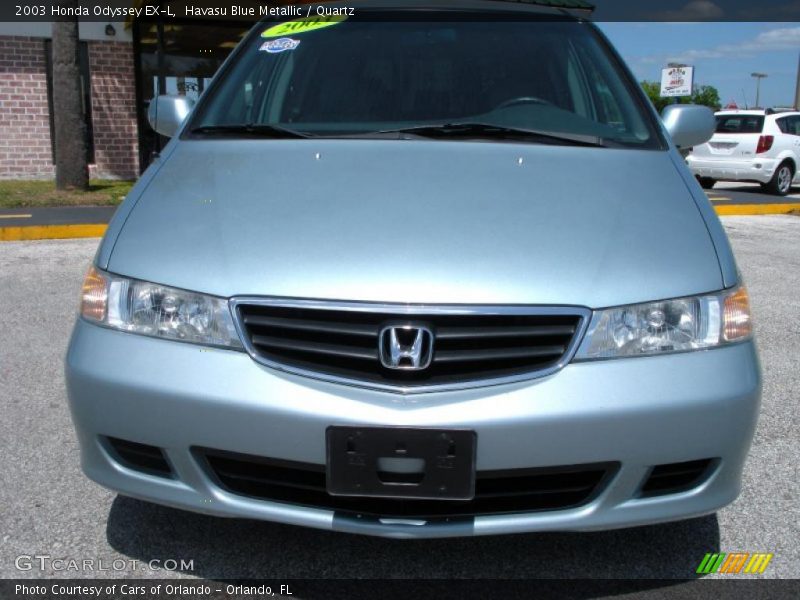 Havasu Blue Metallic / Quartz 2003 Honda Odyssey EX-L