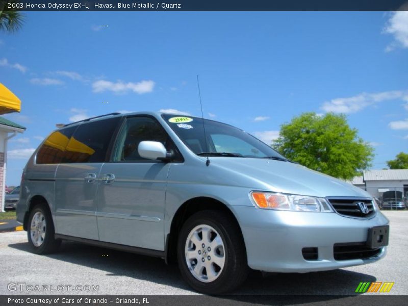 Havasu Blue Metallic / Quartz 2003 Honda Odyssey EX-L